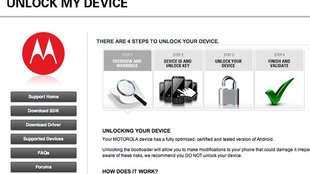 Motorola hilft, den Bootloader eigener Geräten zu entsperren