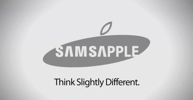 Parodie: Samsapple - think slightly different