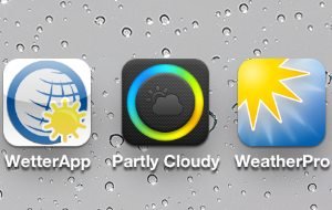 WetterApp, Partly Cloudy, WeatherPro: Neues von der Wetter-Front