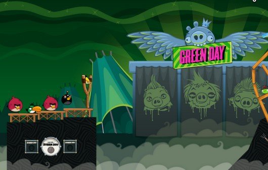 Angry Birds meets Green Day: 10 neue Gratis-Level, exklusiven Song freispielen
