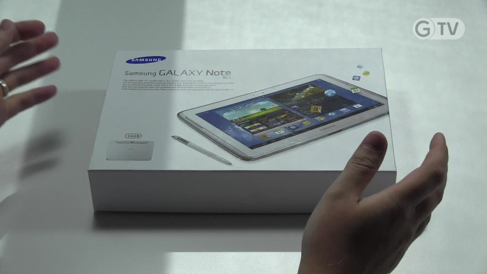 Samsung Galaxy Note 10.1: Unser Unboxing