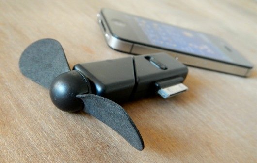 iPhone-Ventilator: Schirmmützen mit Propeller sind jetzt out.