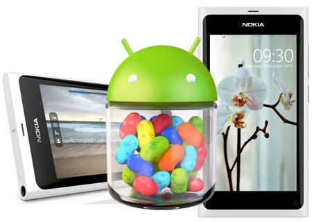 Das Nokia N9 mag Jelly Bean