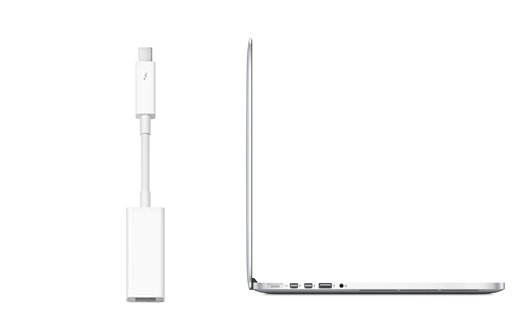 Thunderbolt-auf-FireWire-Adapter: Nur in eine Richtung - Target-Disk-Modus funktioniert
