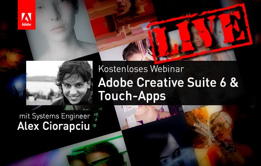 Gleich live: Adobe Webinar bei GIGA