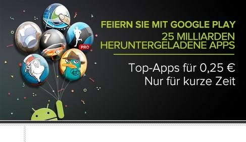 Google Play: Apps für 25 Cent – Tag 2