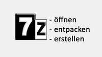 7z-Datei öffnen, entpacken und erstellen (7-Zip Archiv)