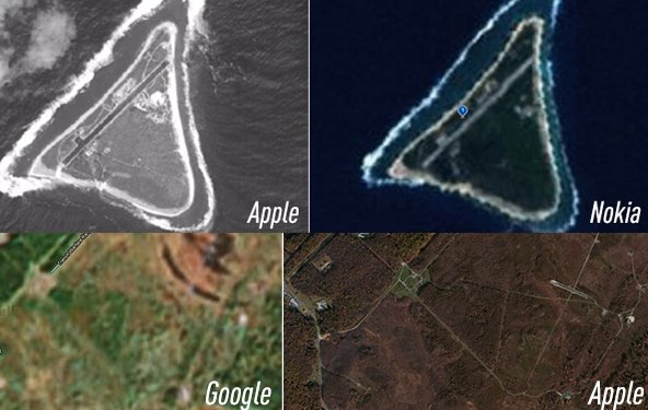 iOS 6-Karten: Apple zensiert weniger als die Konkurrenz