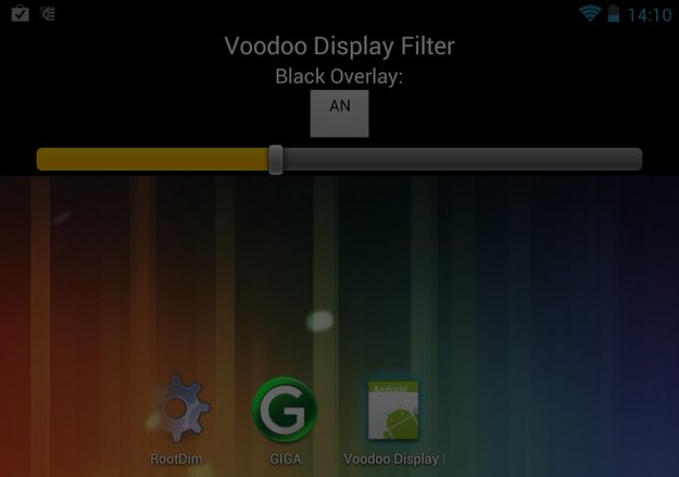Dunklere Display Helligkeit dank Root