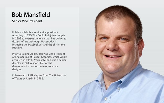 Apple: Bob Mansfield bleibt Senior Vice President - ohne Zuständigkeitsbereich