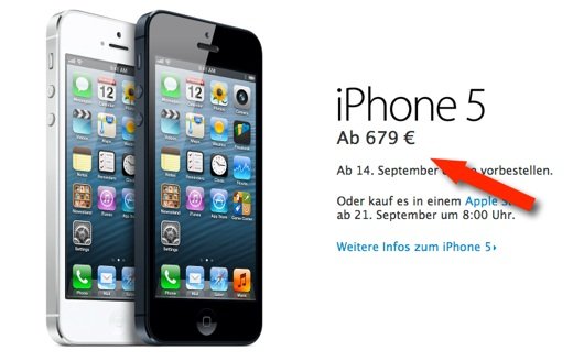 Das iPhone wird teurer