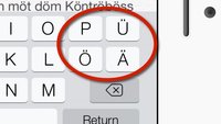 iPad-/iPhone-Tastatur: Umlaute nutzen