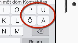 iPad-/iPhone-Tastatur: Umlaute anzeigen und ausblenden