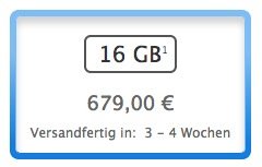 iPhone 5: Wartezeit für Besteller steigt auf drei bis vier Wochen