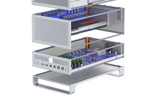 Mac Pro Designkonzept: Stapelbarer Profi-Rechner