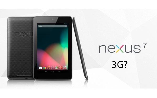 Gerücht: Gibt es bald eine 3G Version des Google Nexus 7?