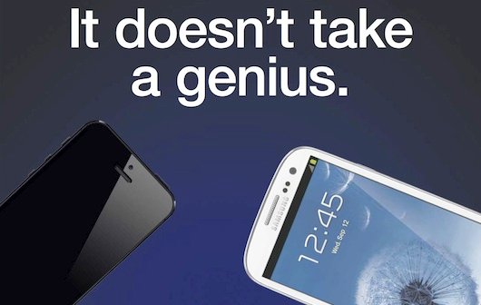 Samsung: Werbung vergleicht iPhone 5 mit Galaxy S III