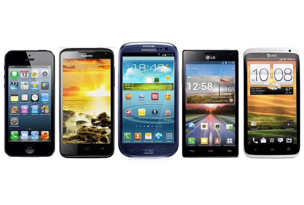 5 der besten Smartphones im Vergleich