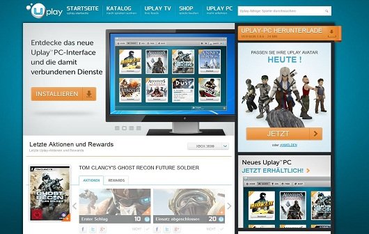 Uplay: Bald vielleicht auch mit Third-Party Titeln