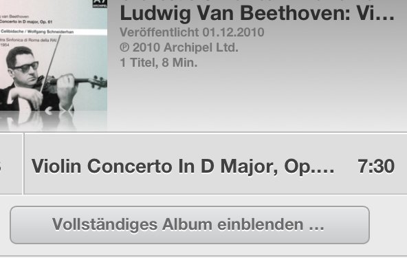 iOS 6: Alben in der Musik-App vervollständigen