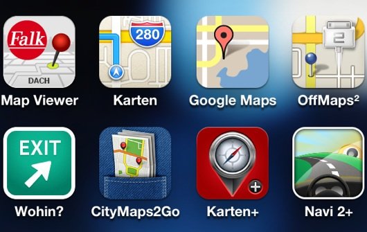 iPhone-Apps: Google Maps, Karten+, Wohin? und andere Routenplaner