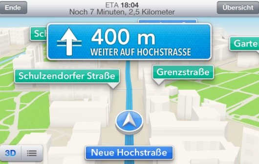 Karten-App von iOS 6 auf iPhone und iPad im Test: Besser als ihr Ruf
