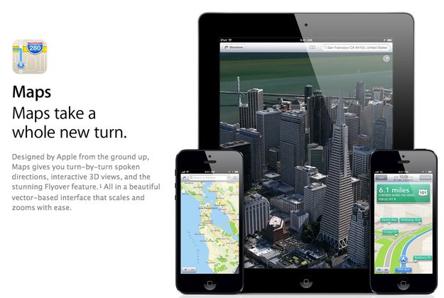 Karten-Desaster: Apples Website wird bescheidener