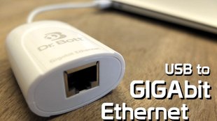 Ethernet im MacBook Air: Test Dr. Bott USB to Gigabit Ethernet Adapter (Update)