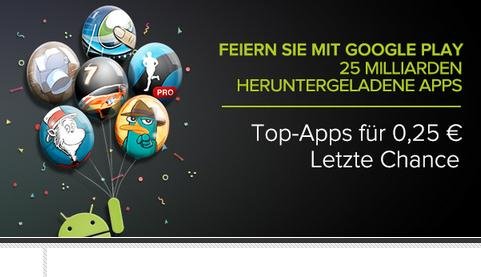 Google Play: Apps für 25 Cent – Tag 5