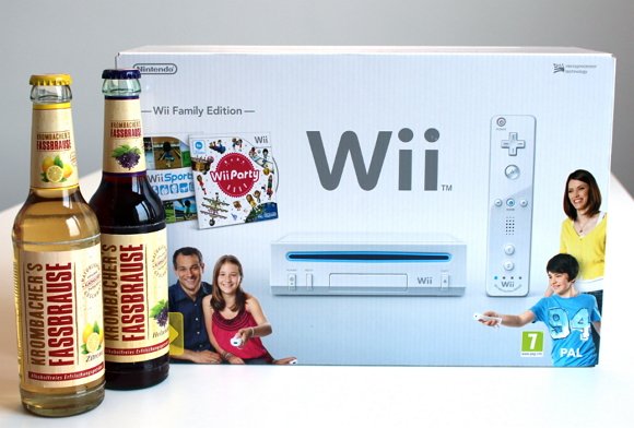 Krombachers Fassbrause verlost Wii Spielekonsole