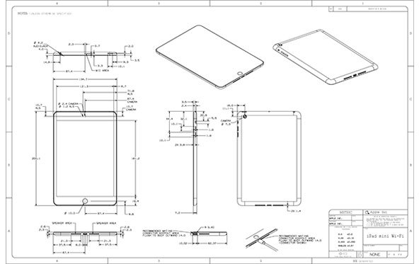iPad mini und iPad 4: Apple nennt detaillierte Maße