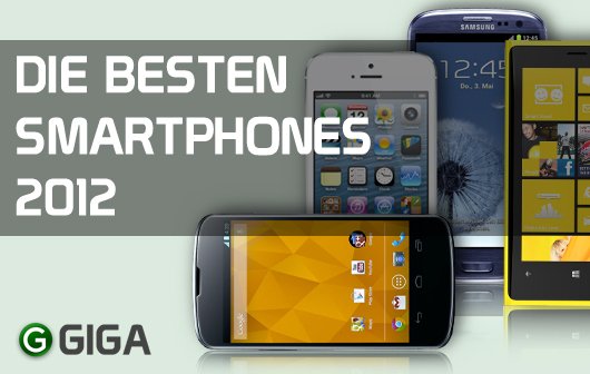 Die besten Smartphones 2012 - Infografik