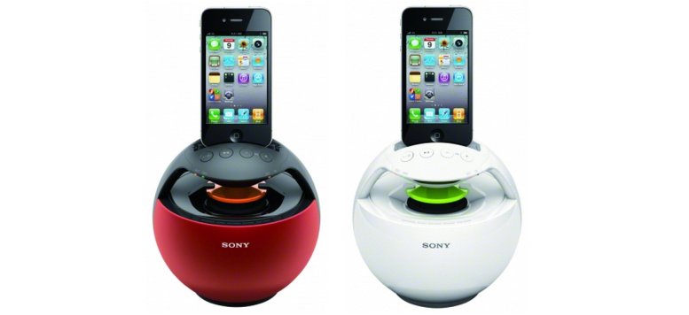 Tragbarer Docking-Lautsprecher von Sony für iPod/iPhone für 69,95 Euro