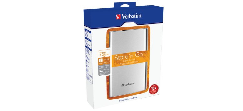 Verbatim Store 'n' Go externe Festplatte 750 GB für 64,90 Euro