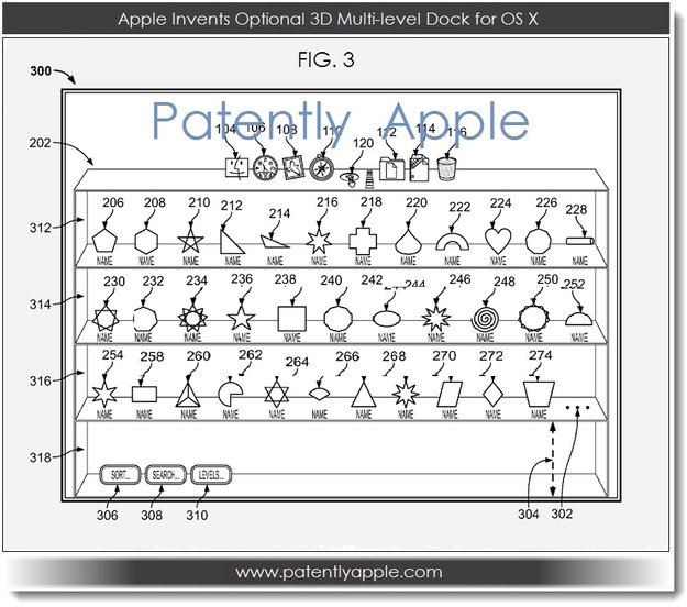 OS X: Patentantrag beschreibt "Dock-Schublade"