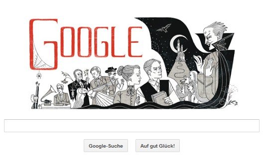 Google gratuliert Bram Stoker - die 5 besten Horror-Doodles