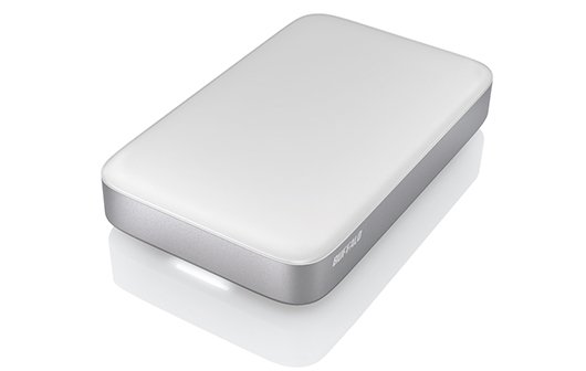 Thunderbolt-SSD von Buffalo: Ganz klein, ganz weiß