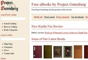 ebooks kostenlos: Project Gutenberg