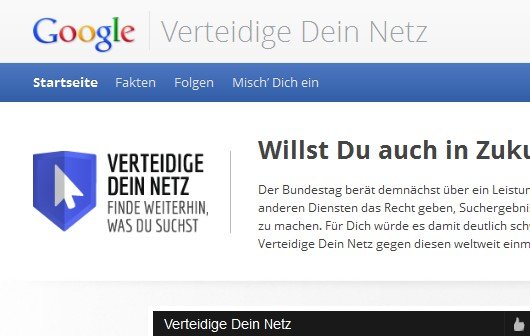 WTF Leistungsschutzrecht? Google startet Lobby-Kampagne