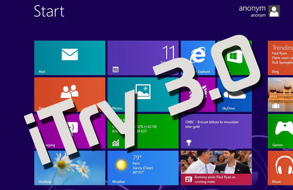 iTry 3.0: Windows 8 statt Android-Pracht