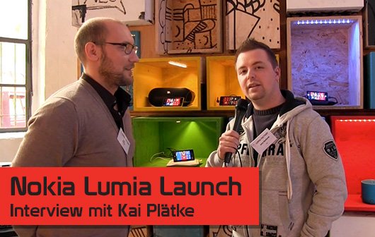 Nokia Lumia Event in Berlin - Interview mit Kai Plätke