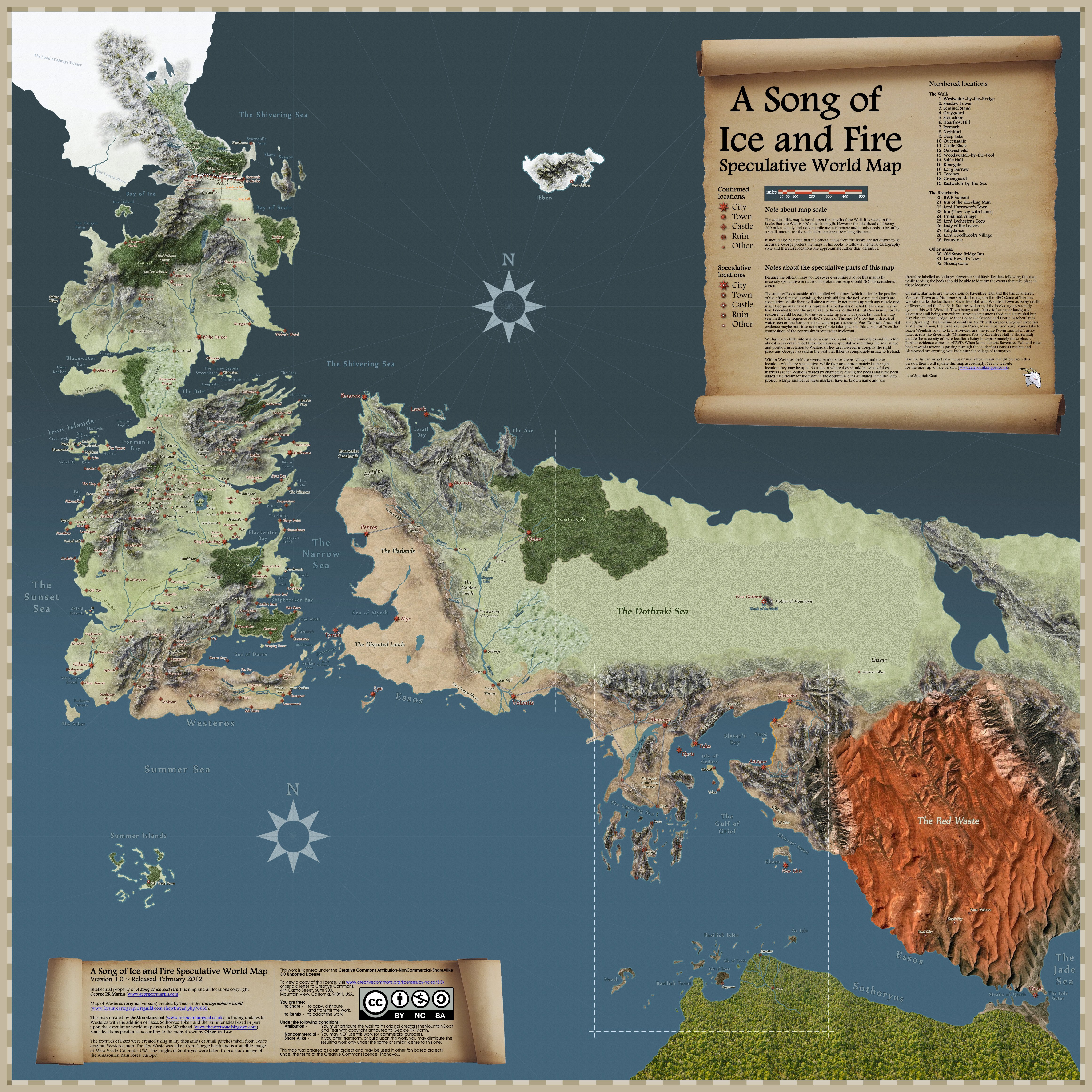 Games Of Thrones Landkarte Deutsch