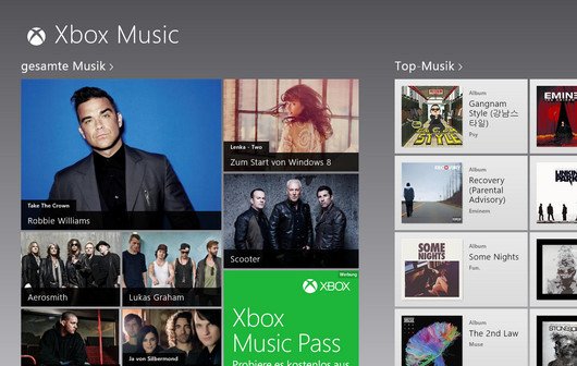 Musik-Flatrate bei Windows 8: So funktioniert Xbox Music