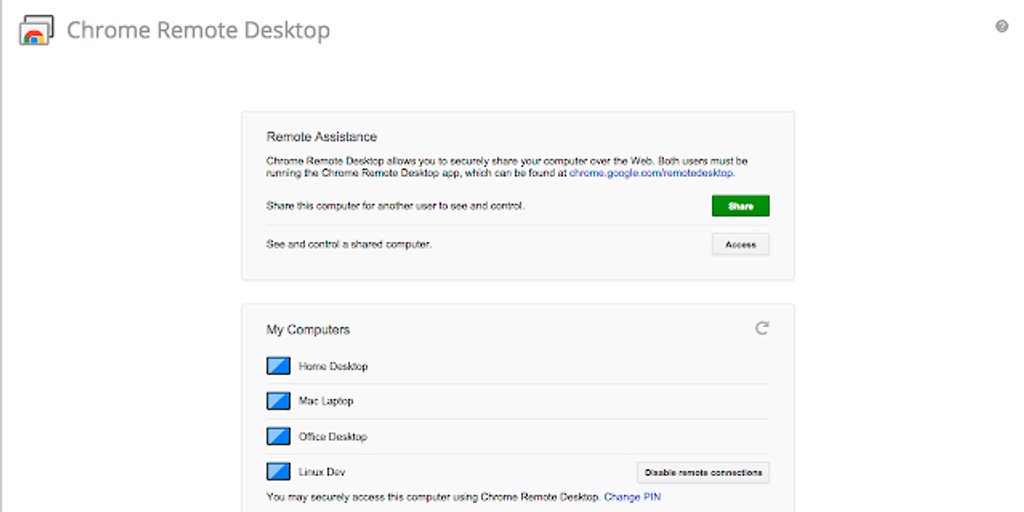 Chrome Remote Desktop Download Kostenlos