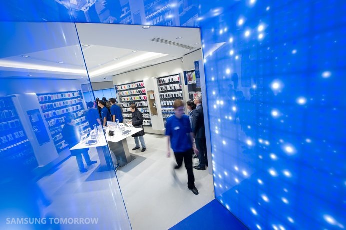 Samsung: erster "Mobile Store" in Paris eröffnet