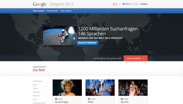 Google Zeitgeist 2012 mit ironischer Fußnote: iPad 3 vor Samsung Galaxy S3
