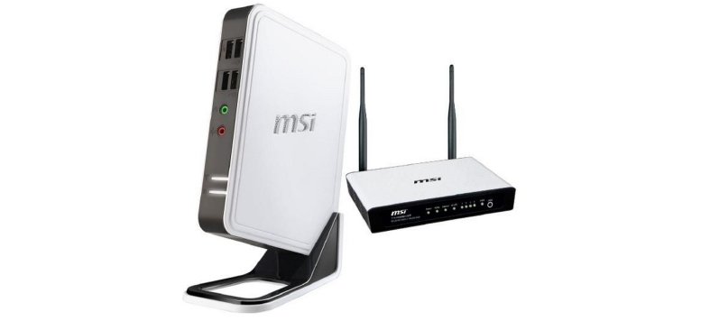 Mini-PC MSI Wind Box DC100 inkl. WLAN Router für 279,00 Euro