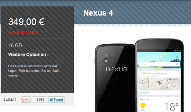 Nexus-Geräte: So überprüft ihr die Verfügbarkeit aller Geräte