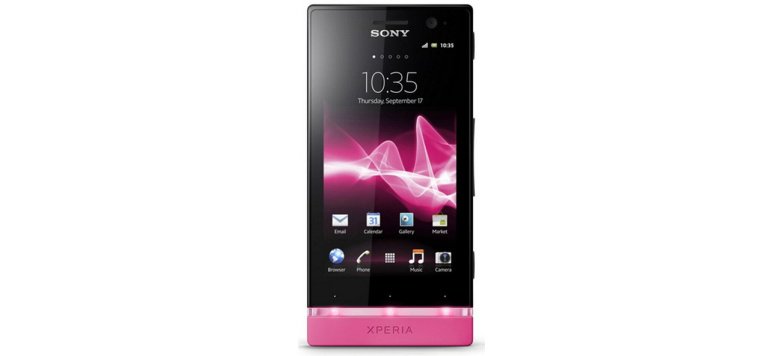 Sony Xperia U in Schwarz/Pink versandkostenfrei für 149,00 statt 168,70 Euro