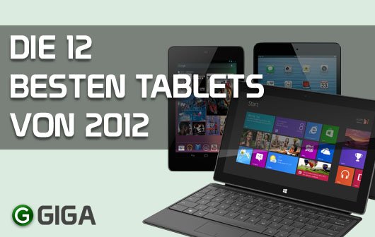 Die 12 besten Tablets 2012 (Infografik)
